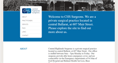 Desktop Screenshot of chsurgeons.com.au